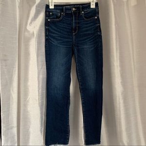 Slim straight crop jeans